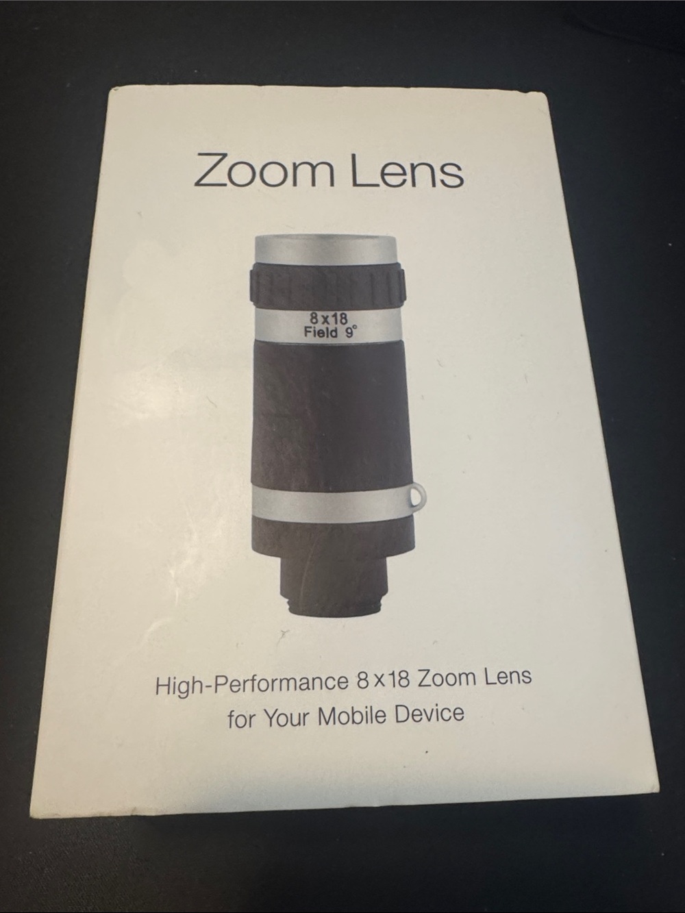 Zoom Lens High-Performance 8X18 Zoom Lens for your Mobile Device